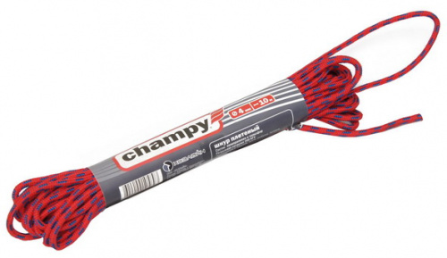 *Шнур плетенный "CHAMPY" D-4 мм L-10 м