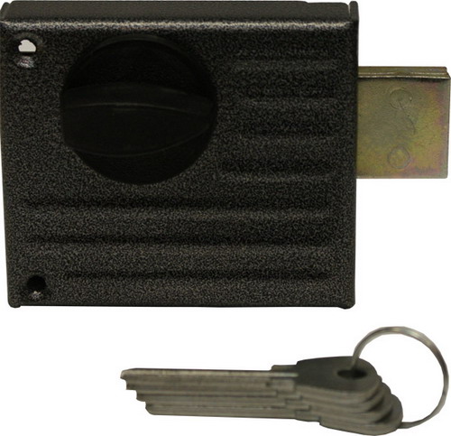 Замок накладной ЗН 1-2.1 серебро "Зенит"