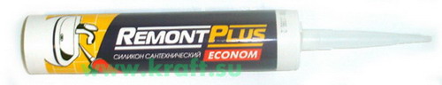 *Герметик "REMONT PLUS" сантехнический белый 280мл