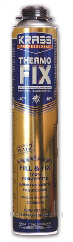 Клей-пена KRASS Professional ThermoFix для теплоизоляционных работ 0,75л 9591198