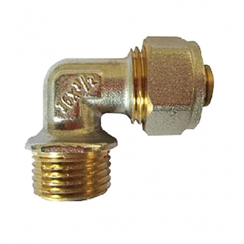 *Угольник мп никель Faro Дн20х3/4" н/р 6455 STC