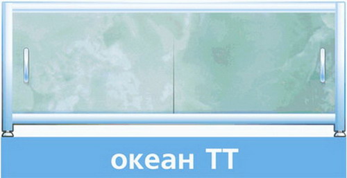 * Экран д\ванн "Премиум" океан 1.48 м