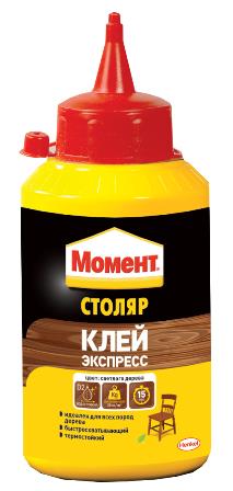 Клей "Момент Столяр" 250г.*(не морозостойкий, t режим в описании)