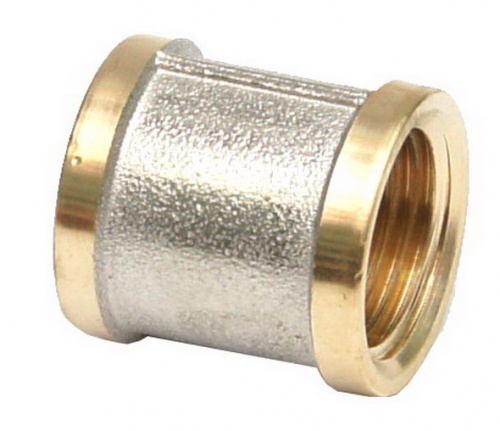 * Муфта никель 1/2 "STC-FARO"
