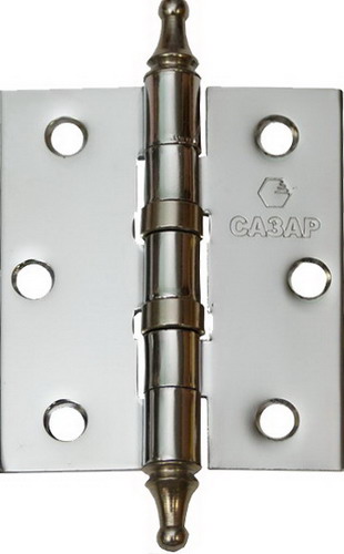 * Петля универсальная лат.3*2.5*2 СР(хром)2ВВСНР "САЗАР", пара