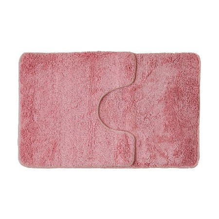 *Набор ковров 2-ой 50*80 см "CHENILLE" (розовый)