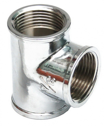 *Тройник хром. 3/4" "STC"