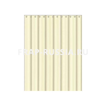 Штора для ванной Frap F8651 бежевый полиэстер 180*200