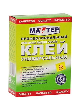 *Клей обойный универсальный 200г "Мастер"