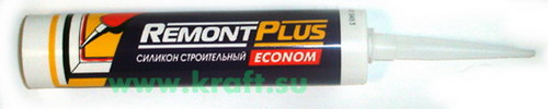 *Герметик "REMONT PLUS" строительный белый 280мл