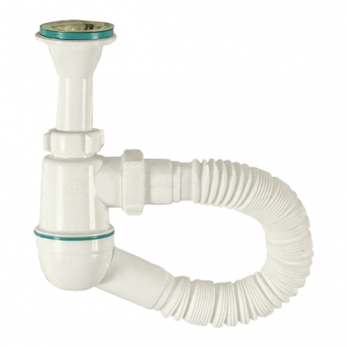 Сифон ГРОТ 1 1/2"*40 гиб.труба 40*40 A0105 "АНИ"