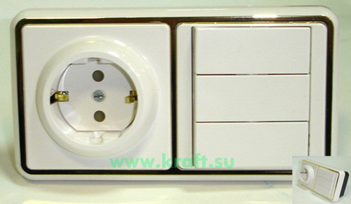 * Блок комб. 3 кл. з/к з/ш БКВР-036 "З" ВОС