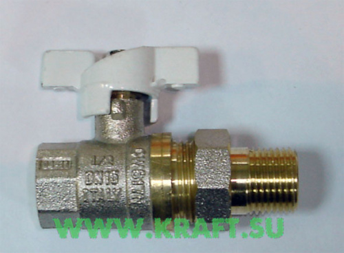 *Кран шар.с ш\нак.гайкой баб.ДУ-15 STC-FARO
