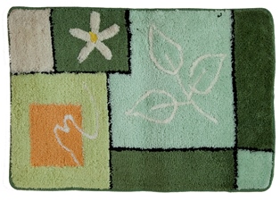 *Коврик 60*90 см "221- spring" (зеленый)