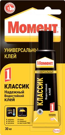 Клей "Момент-1" на ед.блист., 30мл(не морозостойкий, t режим в описании)