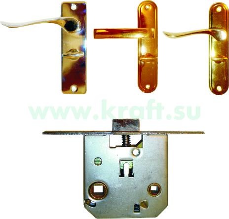 *Защелка с ручкой 2047/125 СР "САЗАР"