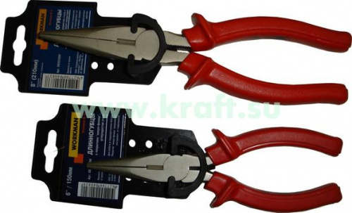 *Длинногубцы (микро-финиш) 8" "WORKMAN"