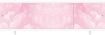 Экран д/ванн "Универсал-Монолит" розовый 1,68м